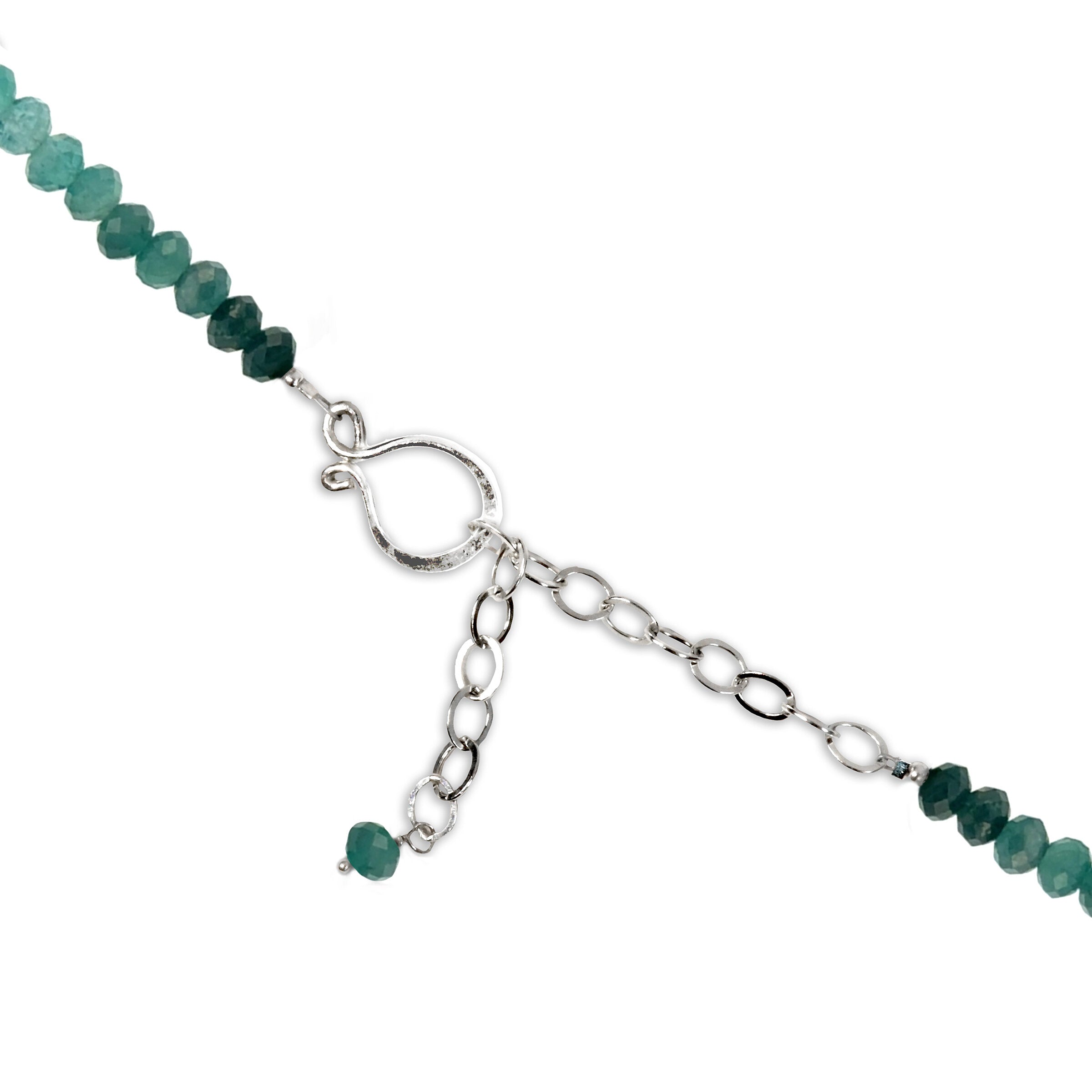 Grandidierite & Fluorite Necklace
