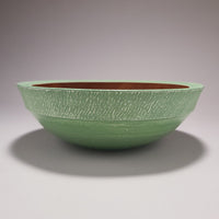 Green and White Sycamore Bowl