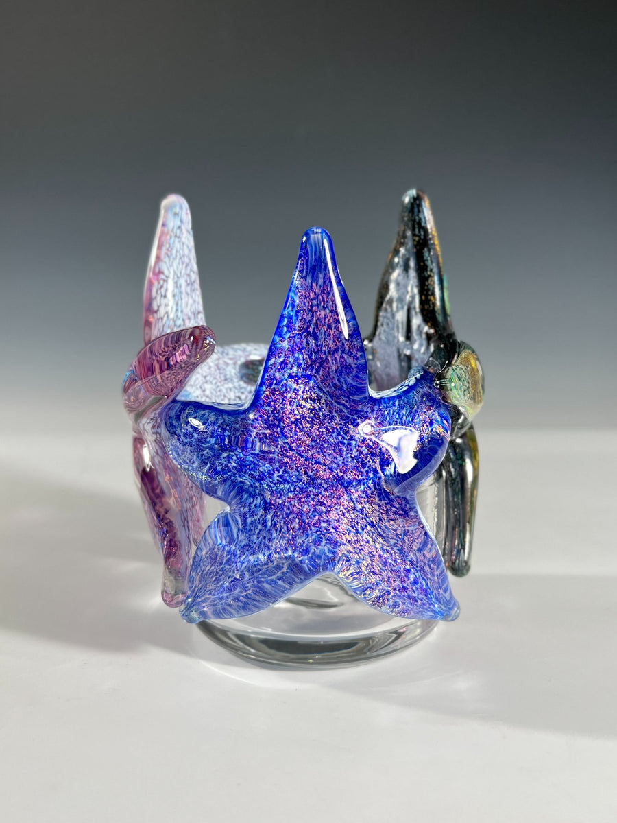 Dichroic Starfish Votive