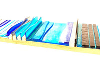 Mosaic Ivory Blue Wall Band VII