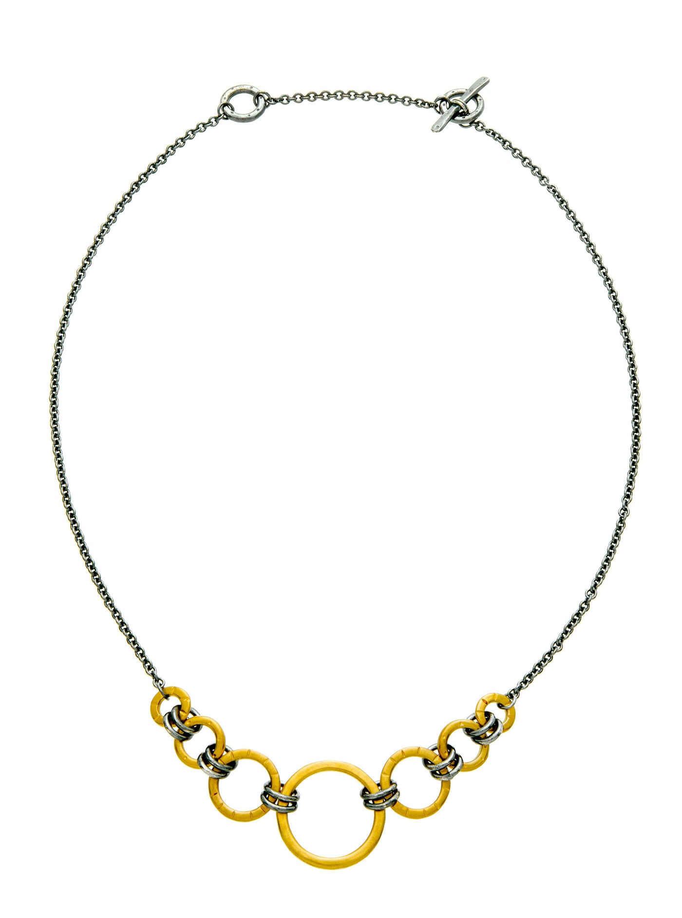 Black and Gold Gradient Necklace