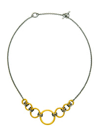 Black and Gold Gradient Necklace