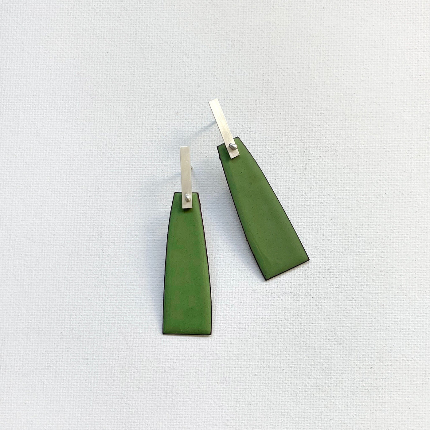 Light Olive Skinny Post Earrings