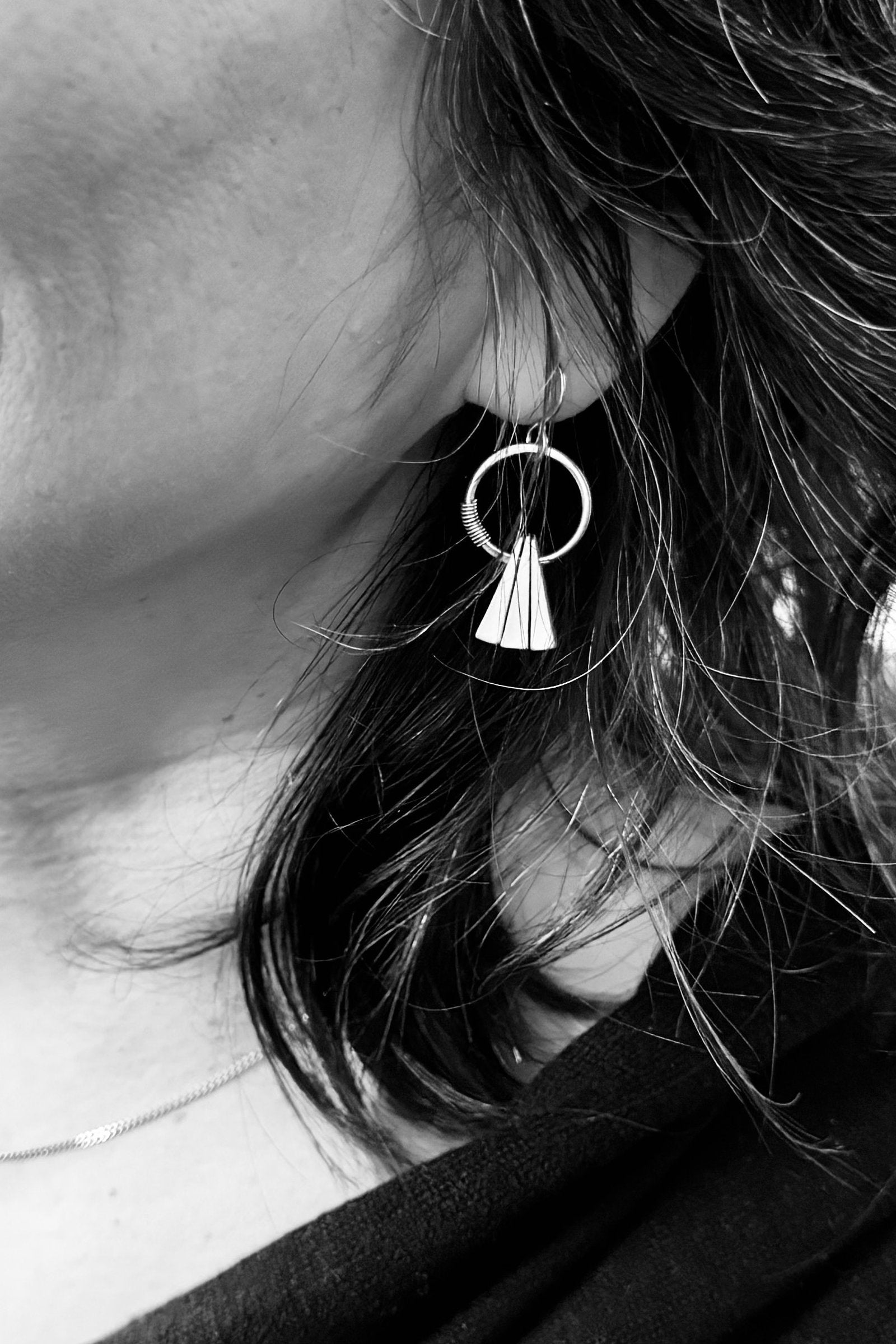 black and white image