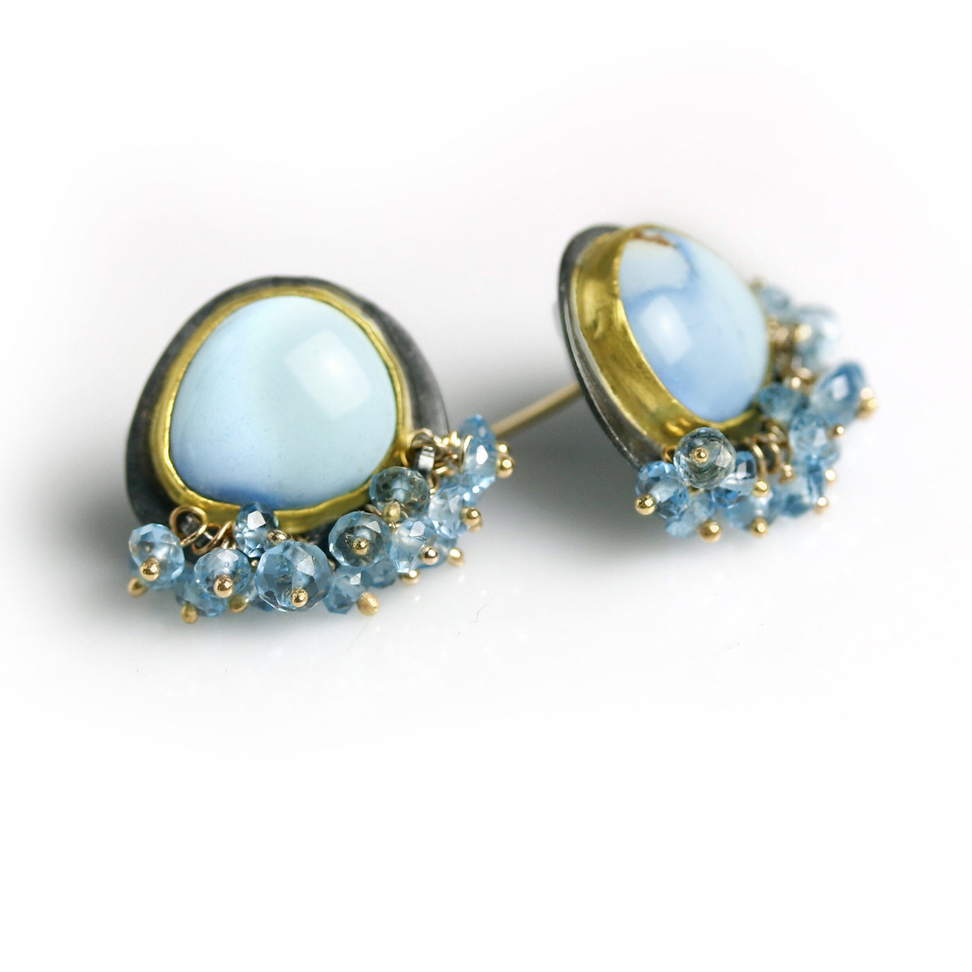 Lavender Turquoise Earrings