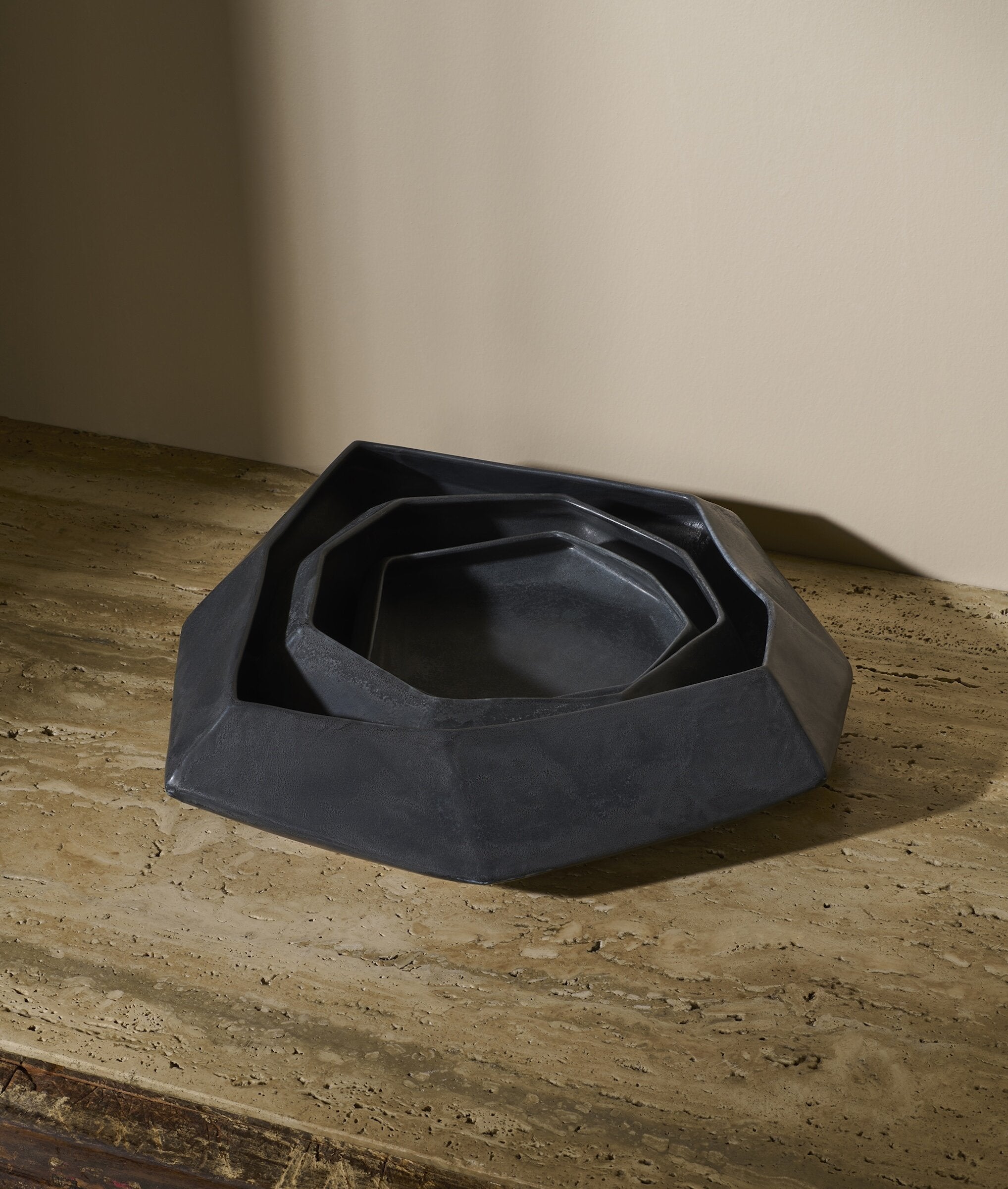 Nested Stone Bowls