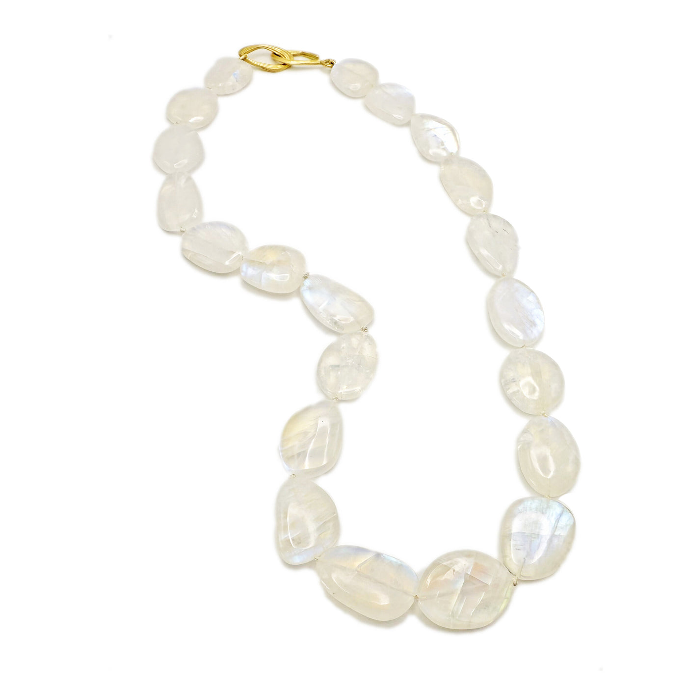 Rainbow Moonstone Candy Necklace