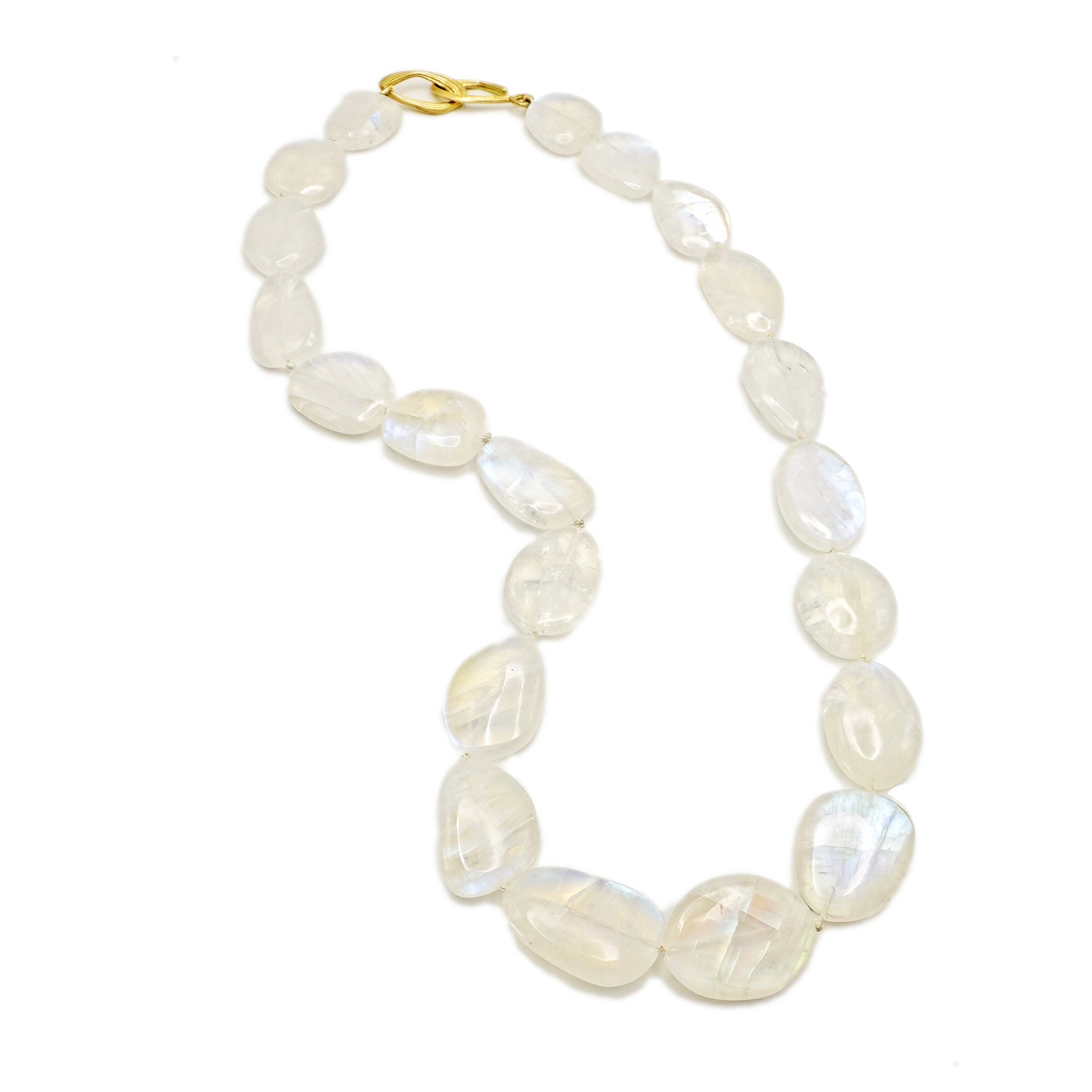 Rainbow Moonstone Candy Necklace