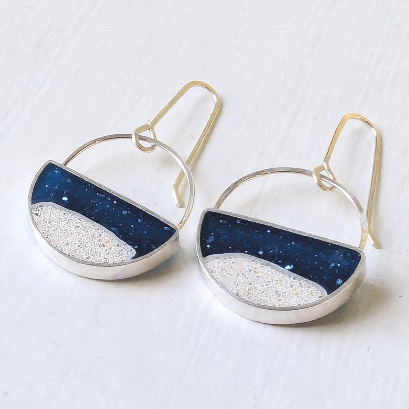 Midnight At the Beach Earrings