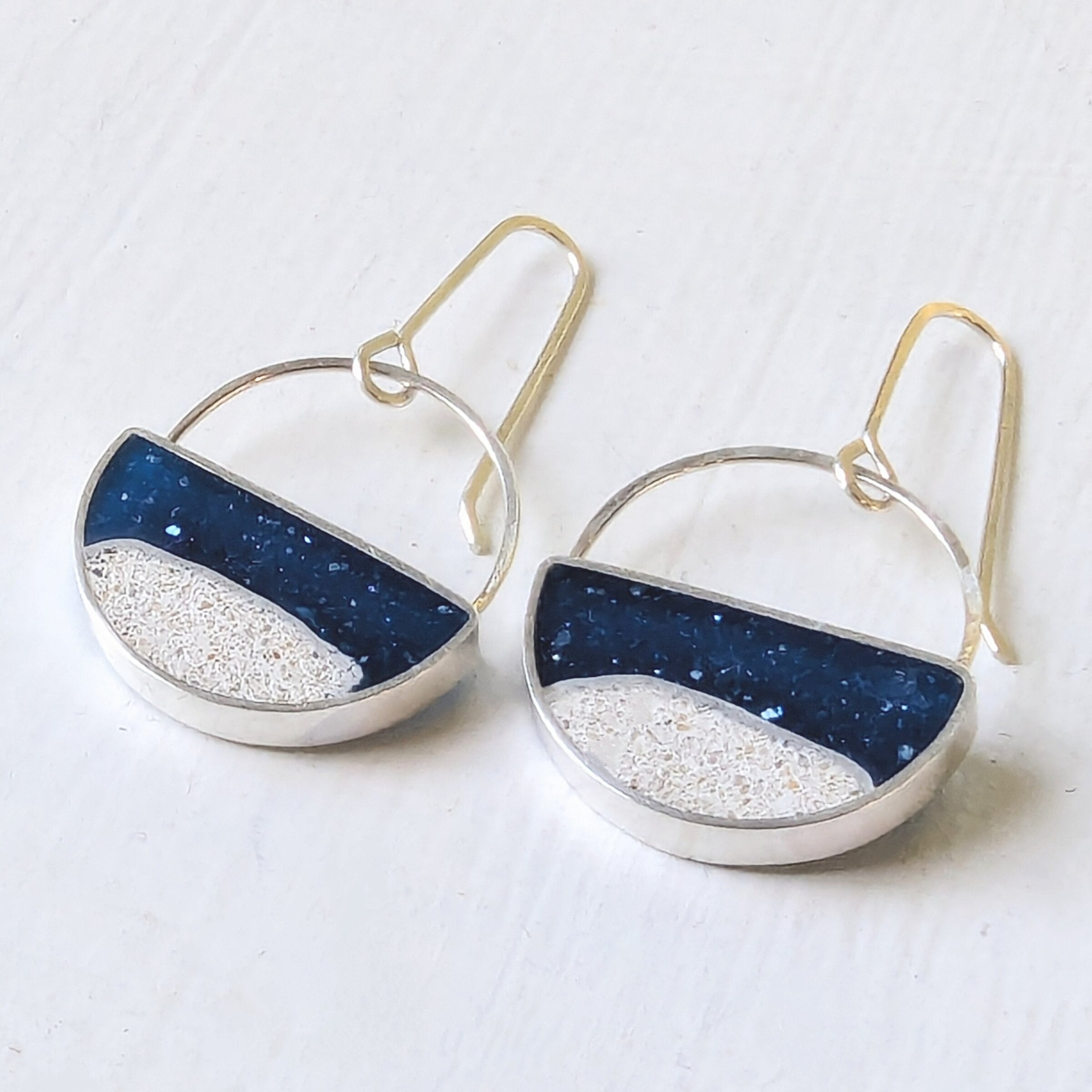 Midnight At the Beach Earrings