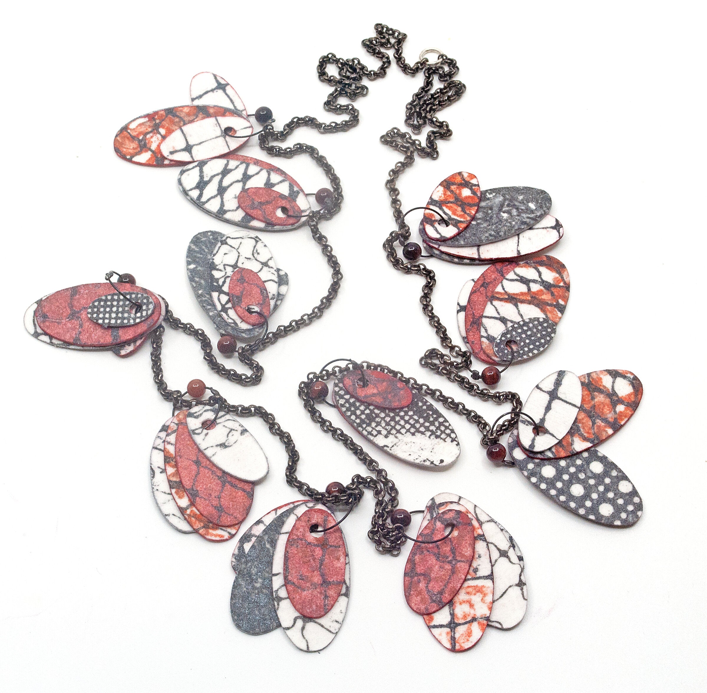 Red, Black & White