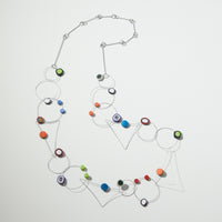 Dots Triangle Circle Necklace