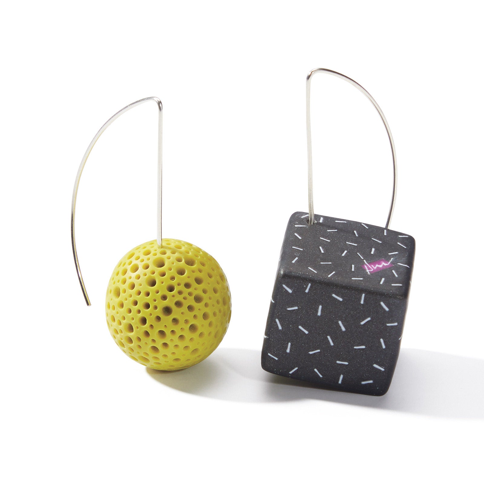 Lime Couplet Earrings
