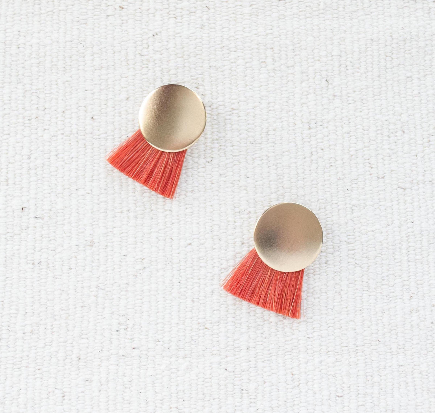 18K Gold Plated Brass Madder Root Orange