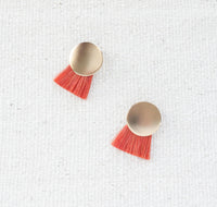 18K Gold Plated Brass Madder Root Orange
