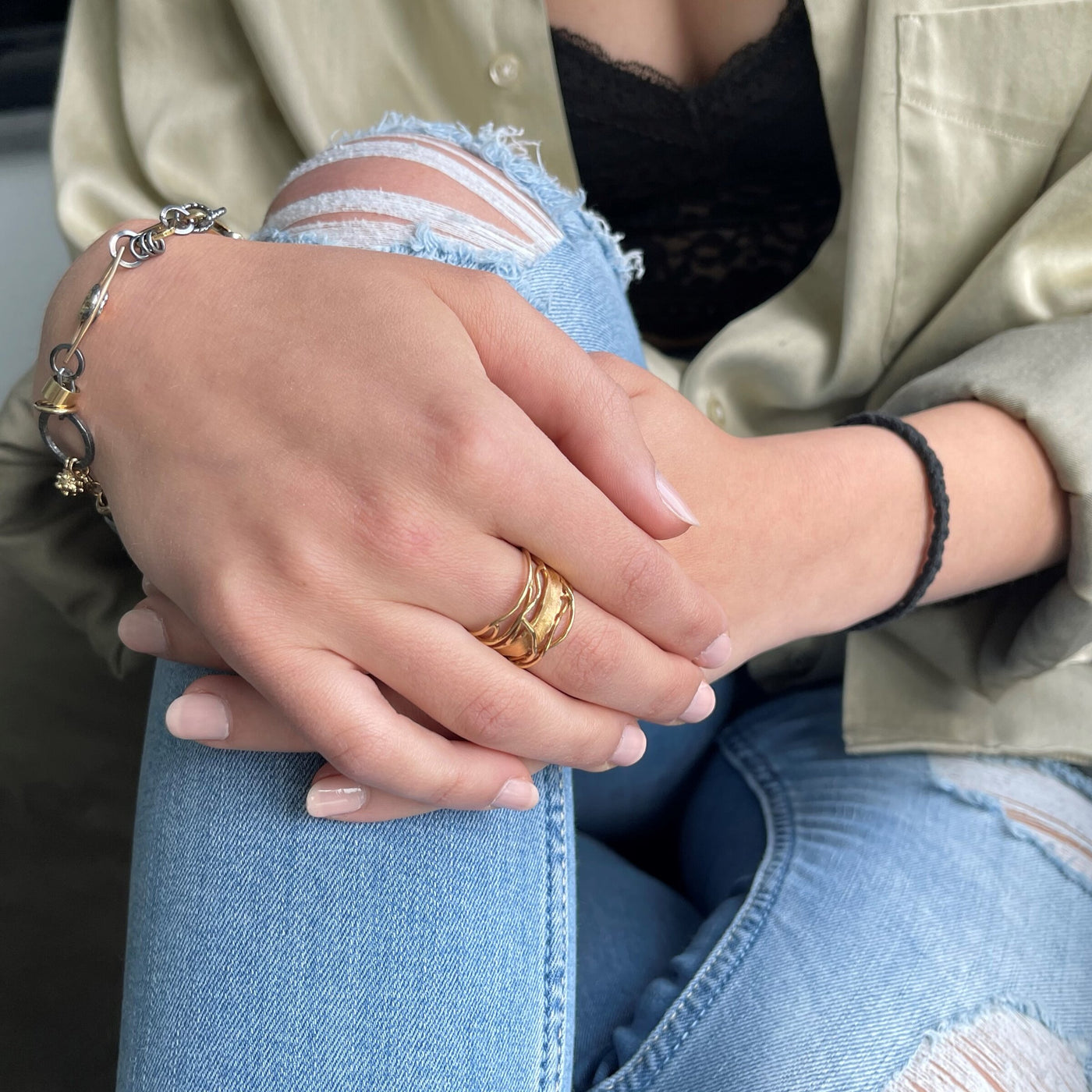 Gold Edge Ring