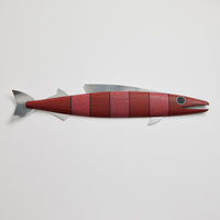 Large Fish with Fins in Red Stripes