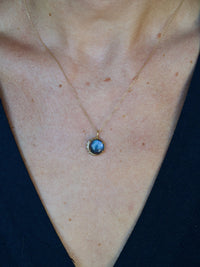 Night Sky Tidal Moon Necklace