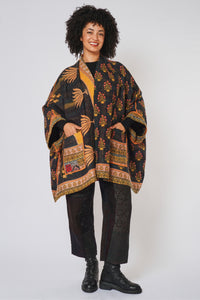 Double Collar Poncho #3