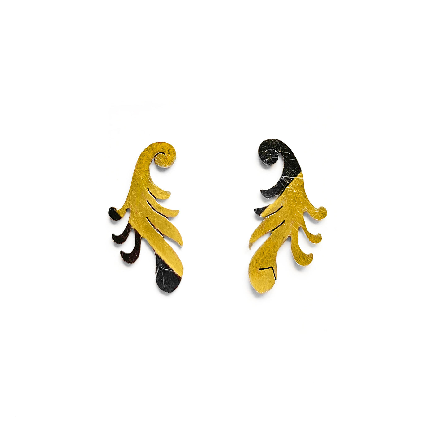 Rococo Phoenix Tail Earrings