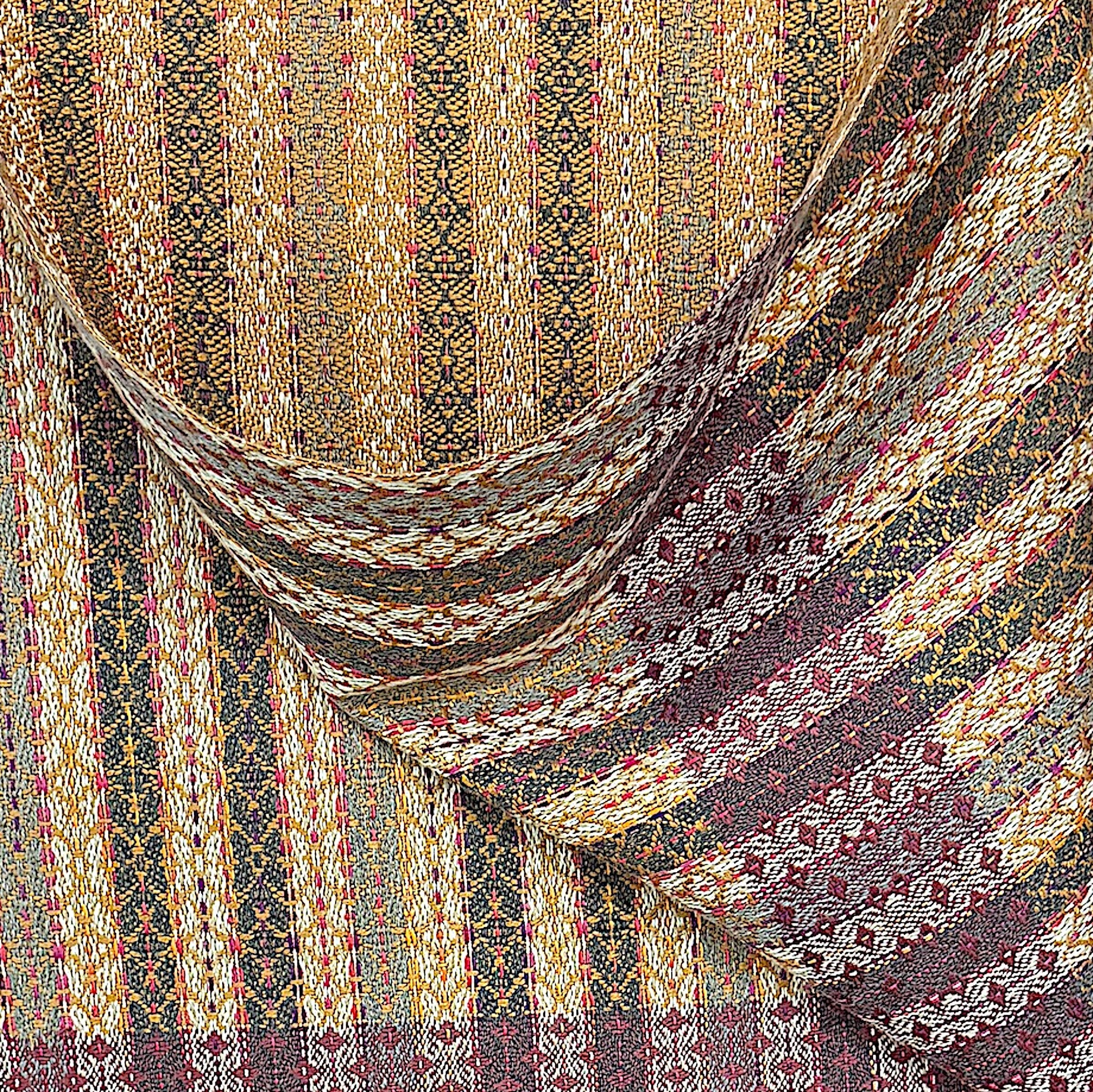 Handwoven Acorn Reversible Throw