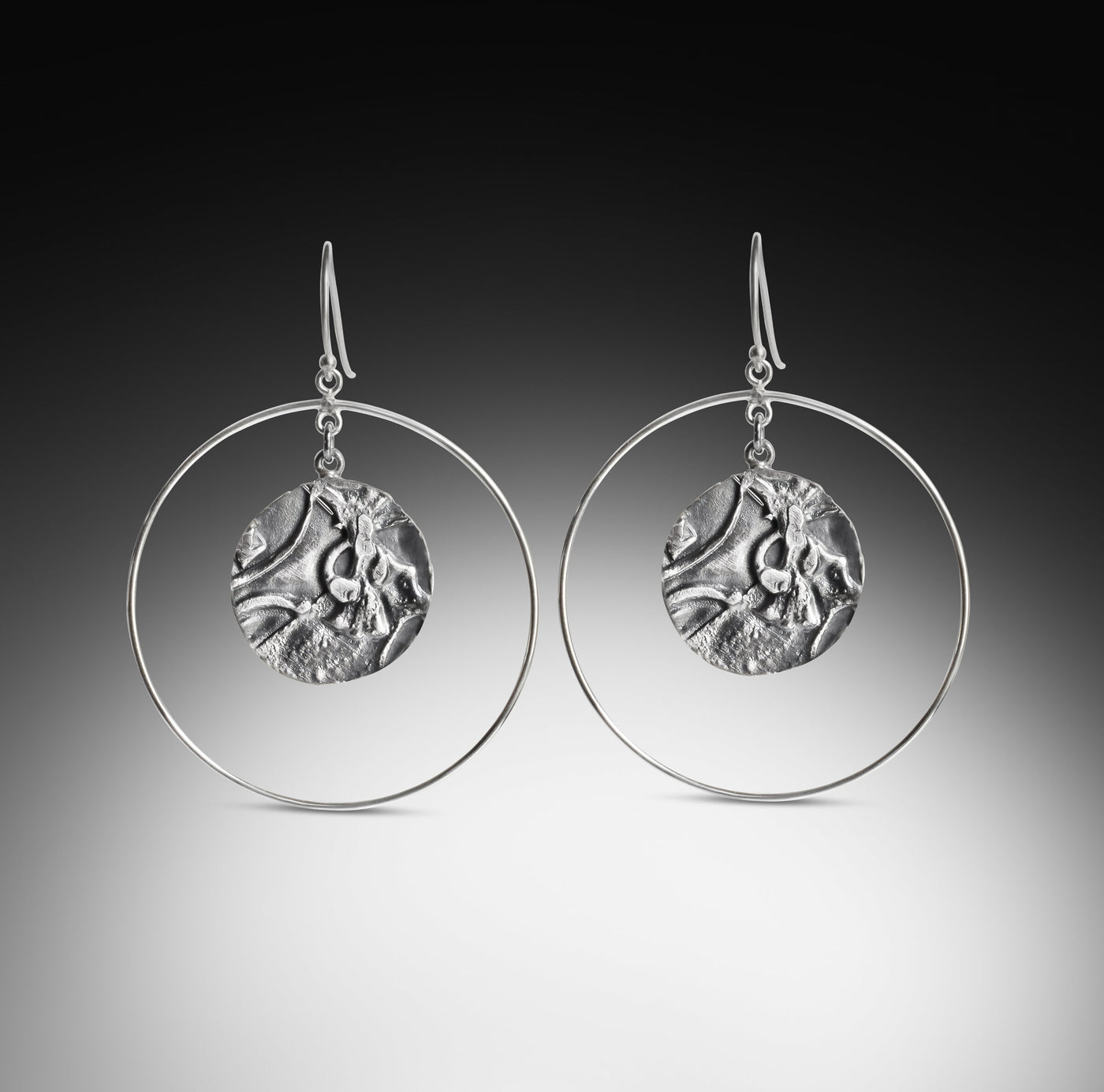 Fused Chandelier Earrings