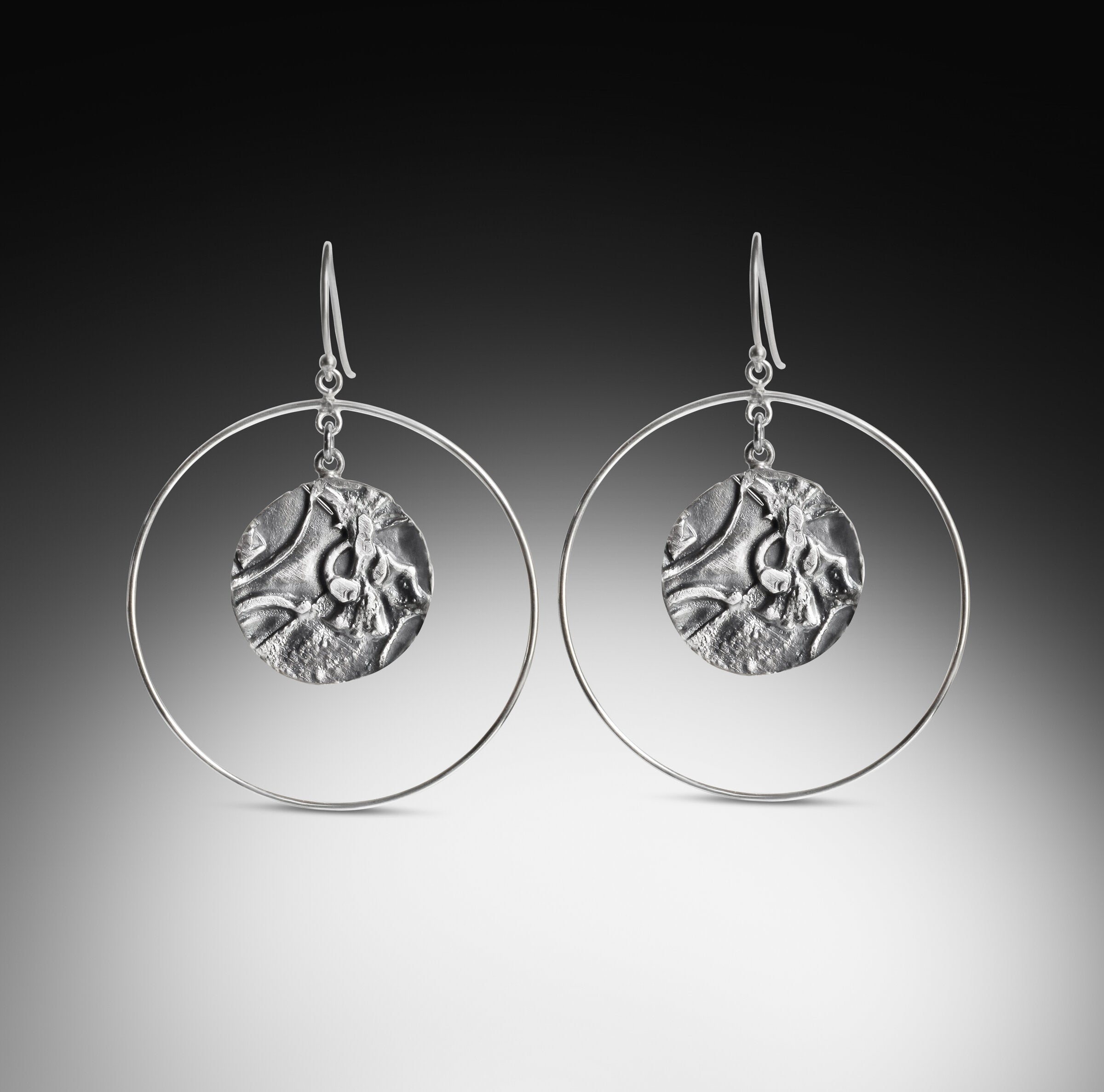 Fused Chandelier Earrings