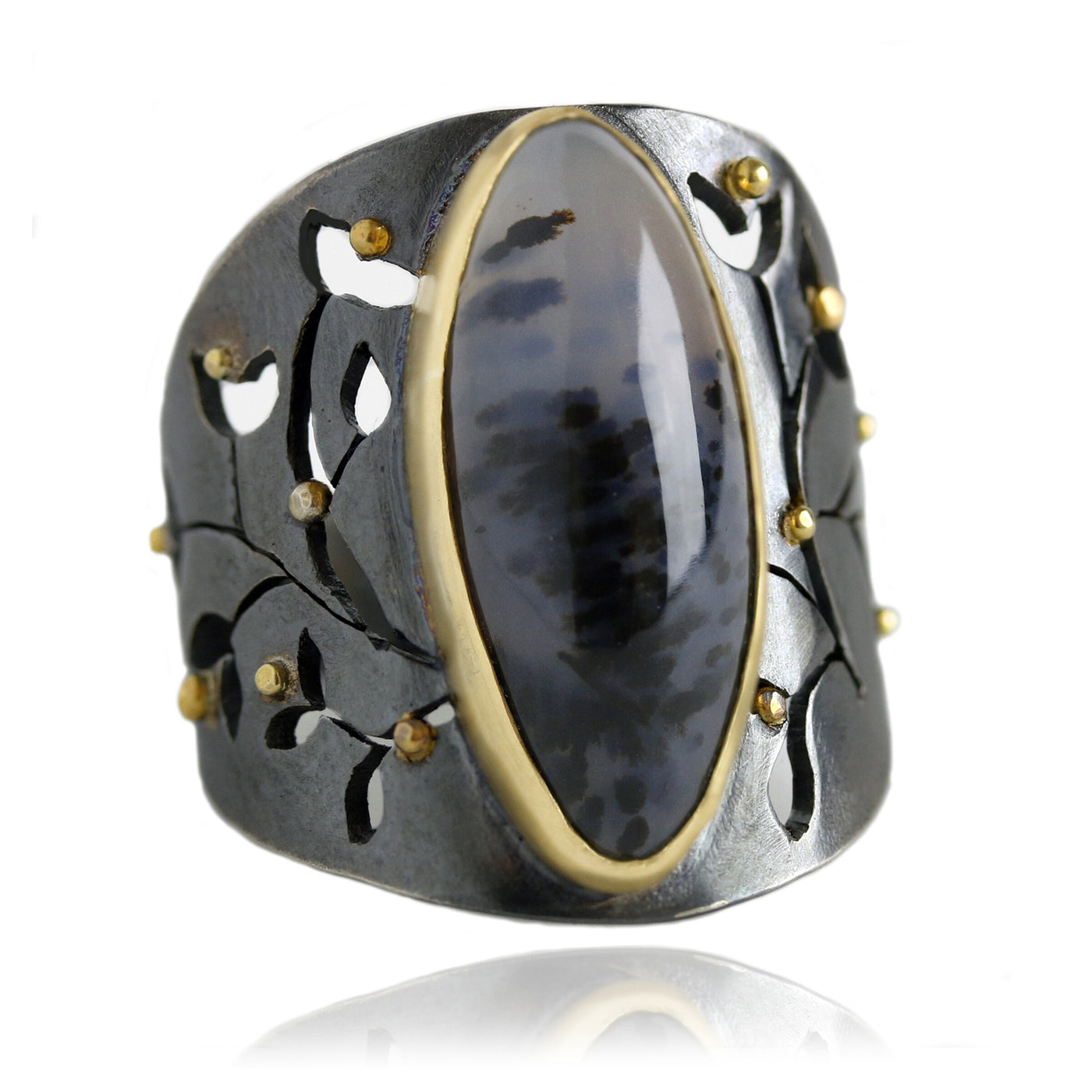 Montana Agate Vines Ring