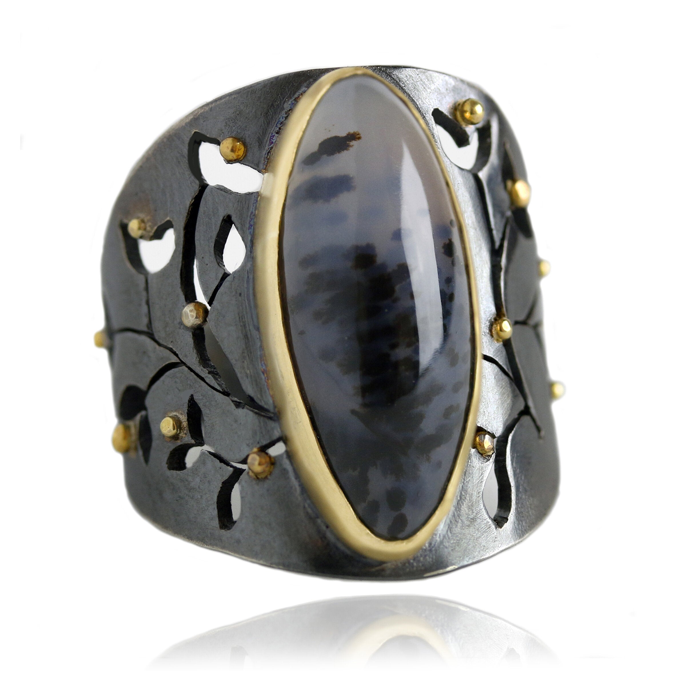 Montana Agate Vines Ring