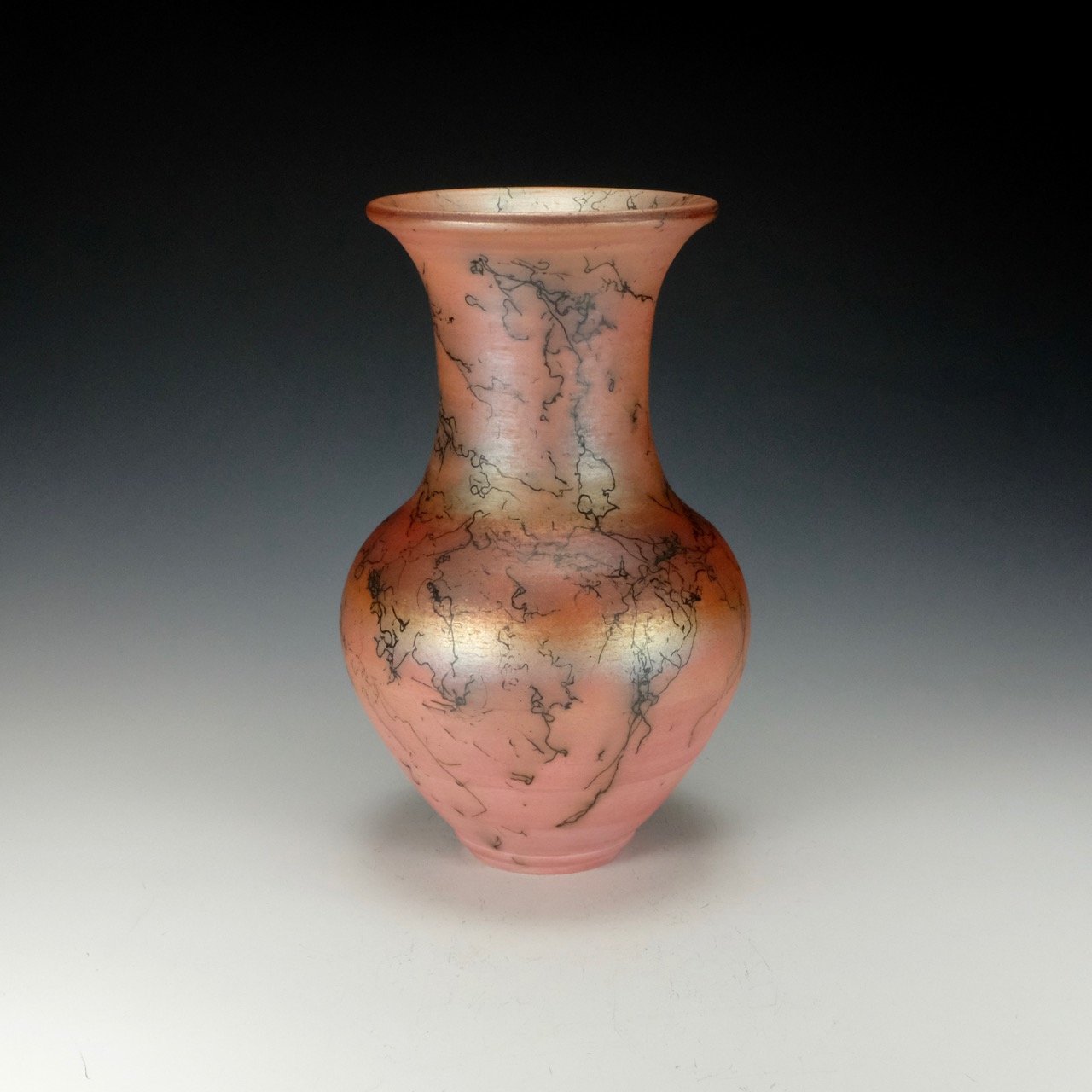Horsehair Raku Vessel 9