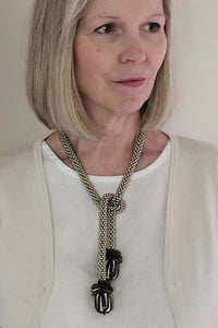 Vanilla Cream & Chocolate Necklace