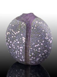 Large Lavender Cascade Vase
