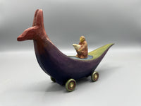 Animal Head Totem Boat