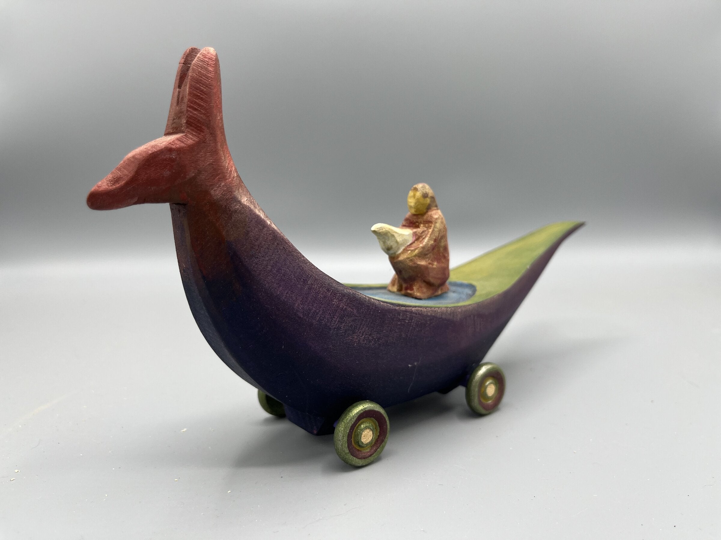 Animal Head Totem Boat