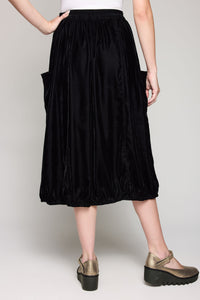 Velvet Cargo Skirt