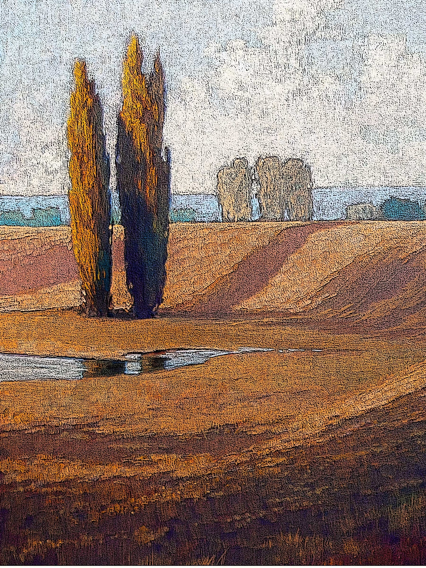 Twin Poplars