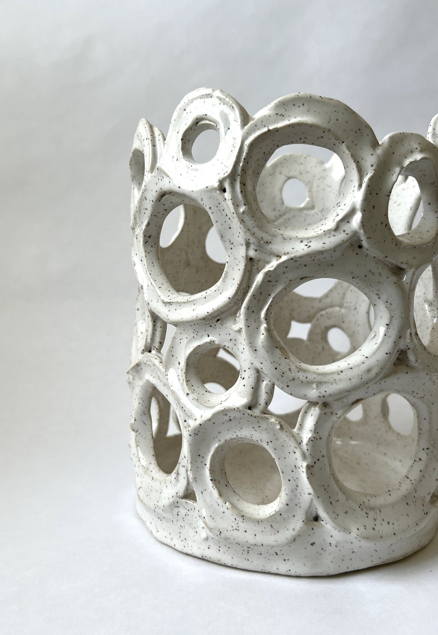 White Stone Cylinder