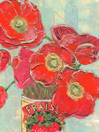 Red Poppies In A Can - Fraise I