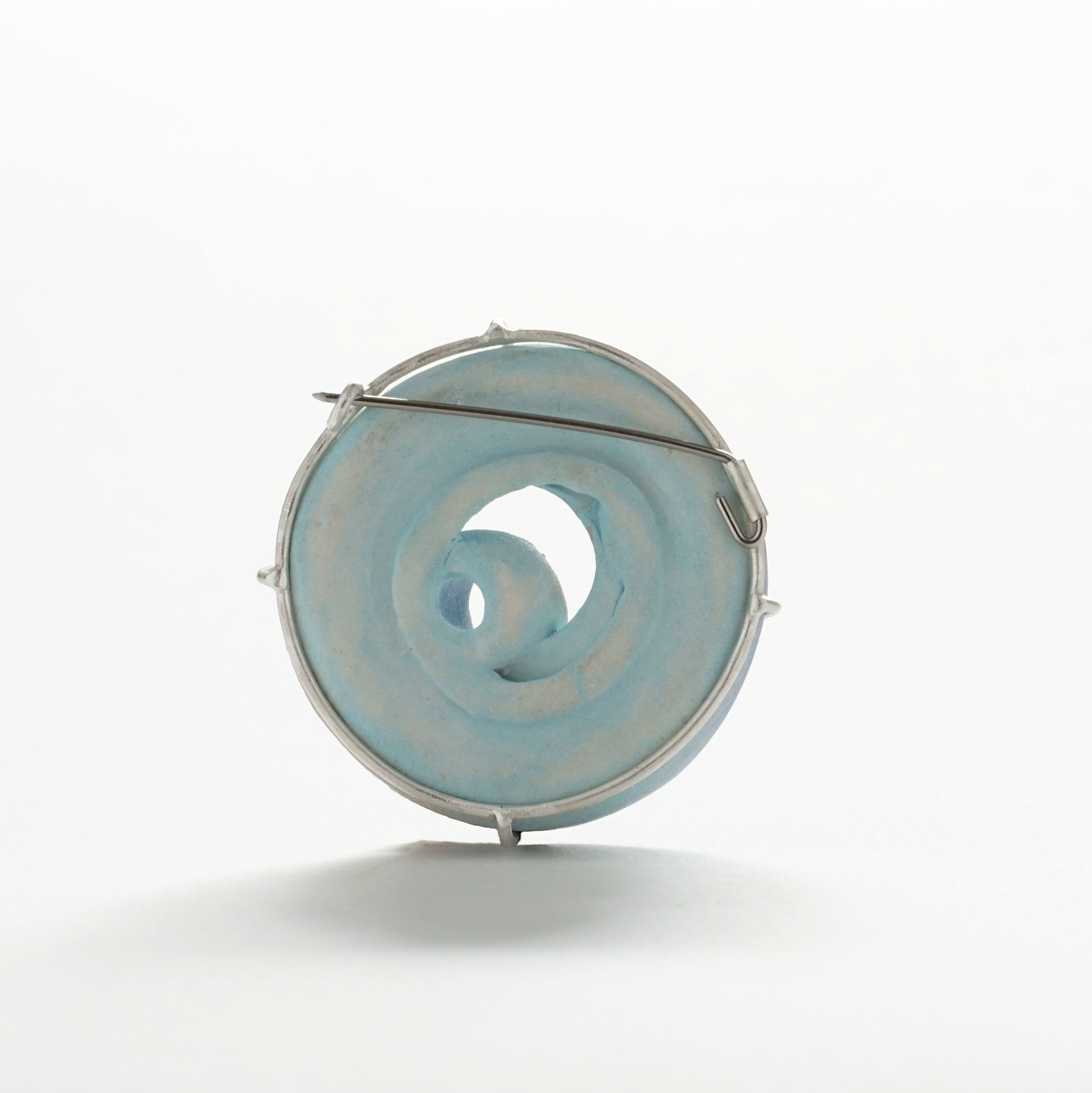 Small Blue Brooch