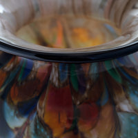Rainbow Earth Tone Tall Vase