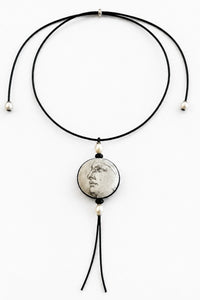 Florentine Reversible Silk Art Pendant II