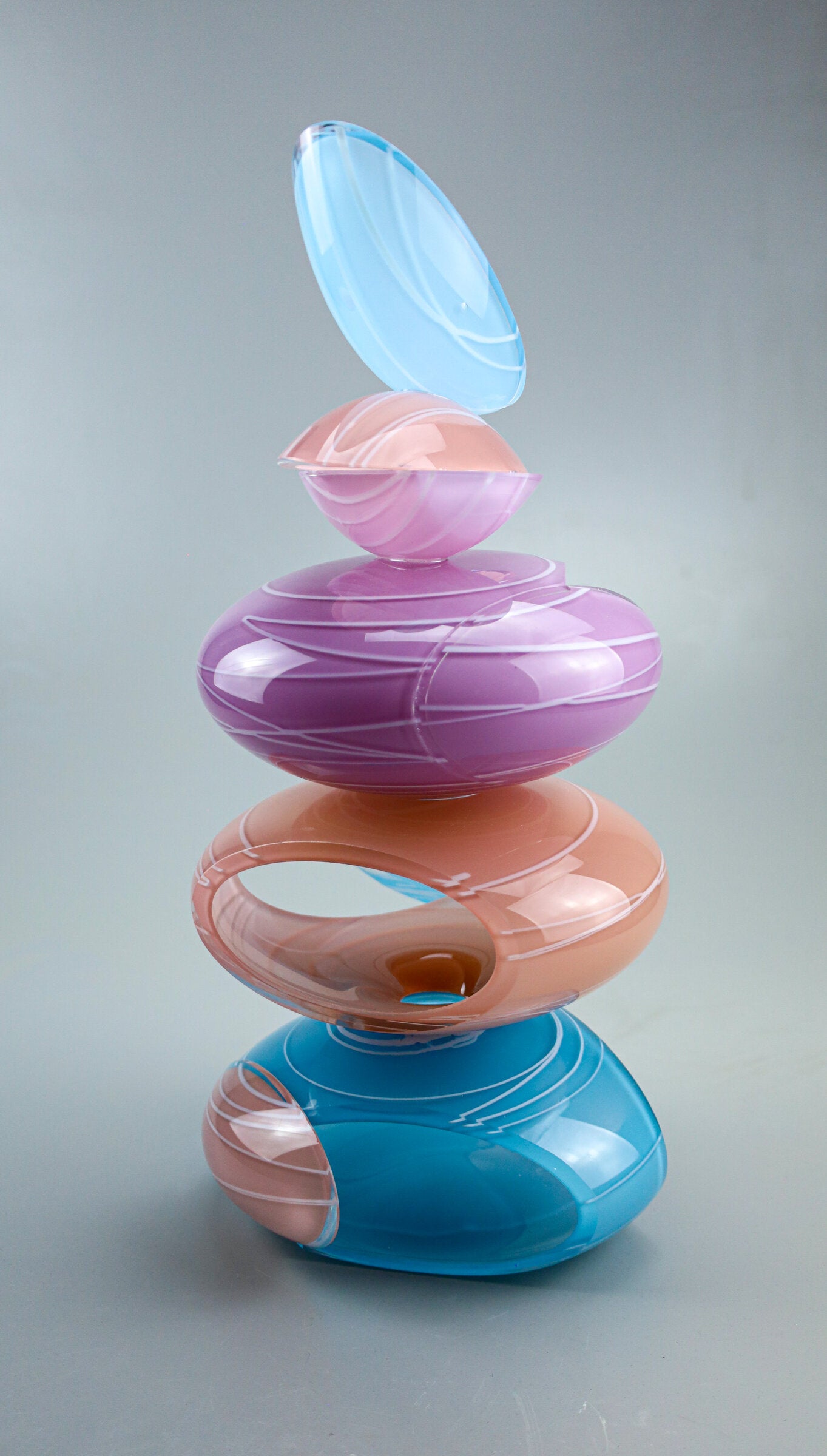 Remnant  Sculpture in Spring Pastels