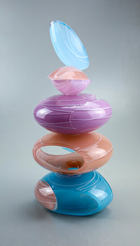 Remnant  Sculpture in Spring Pastels