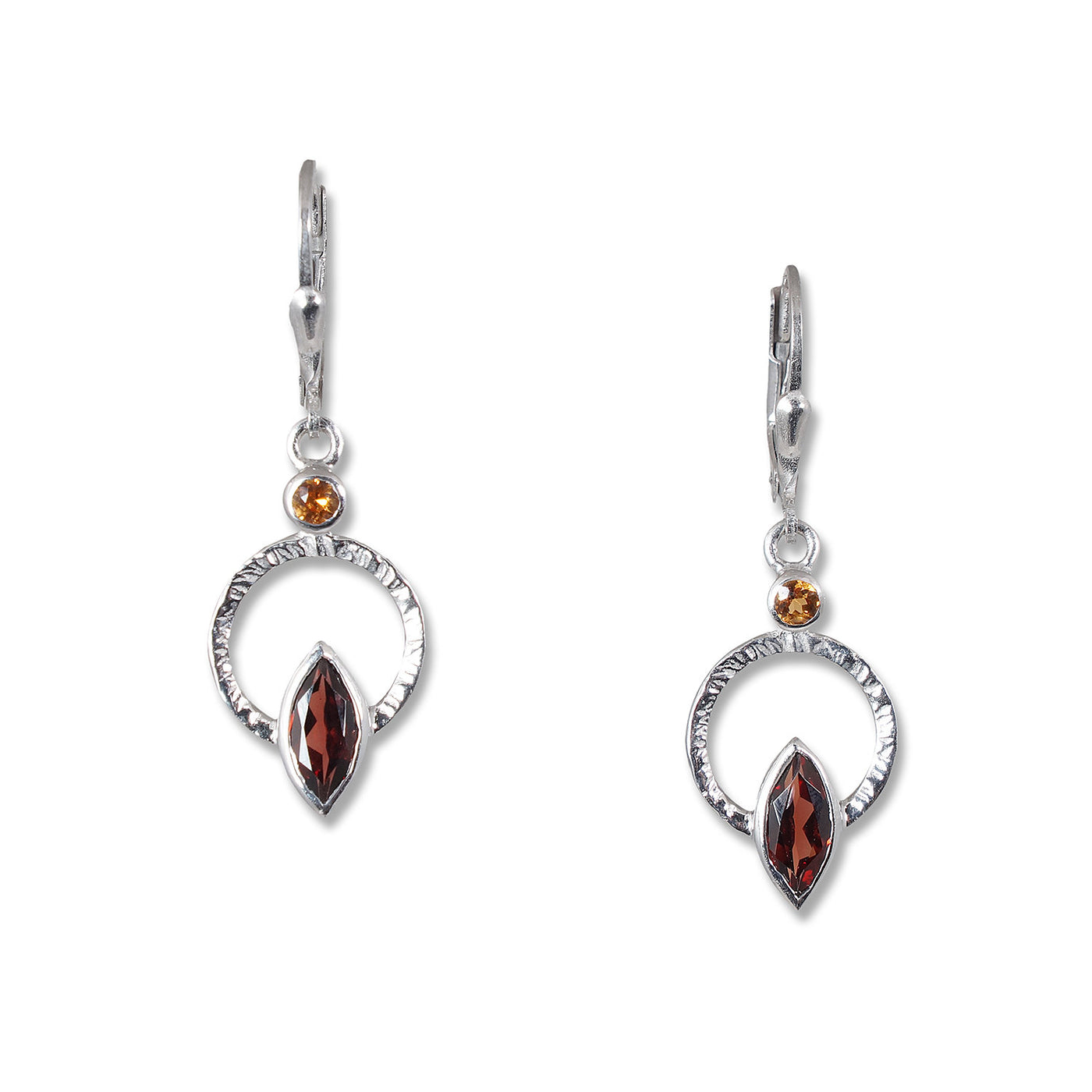 garnet with mandarin accent