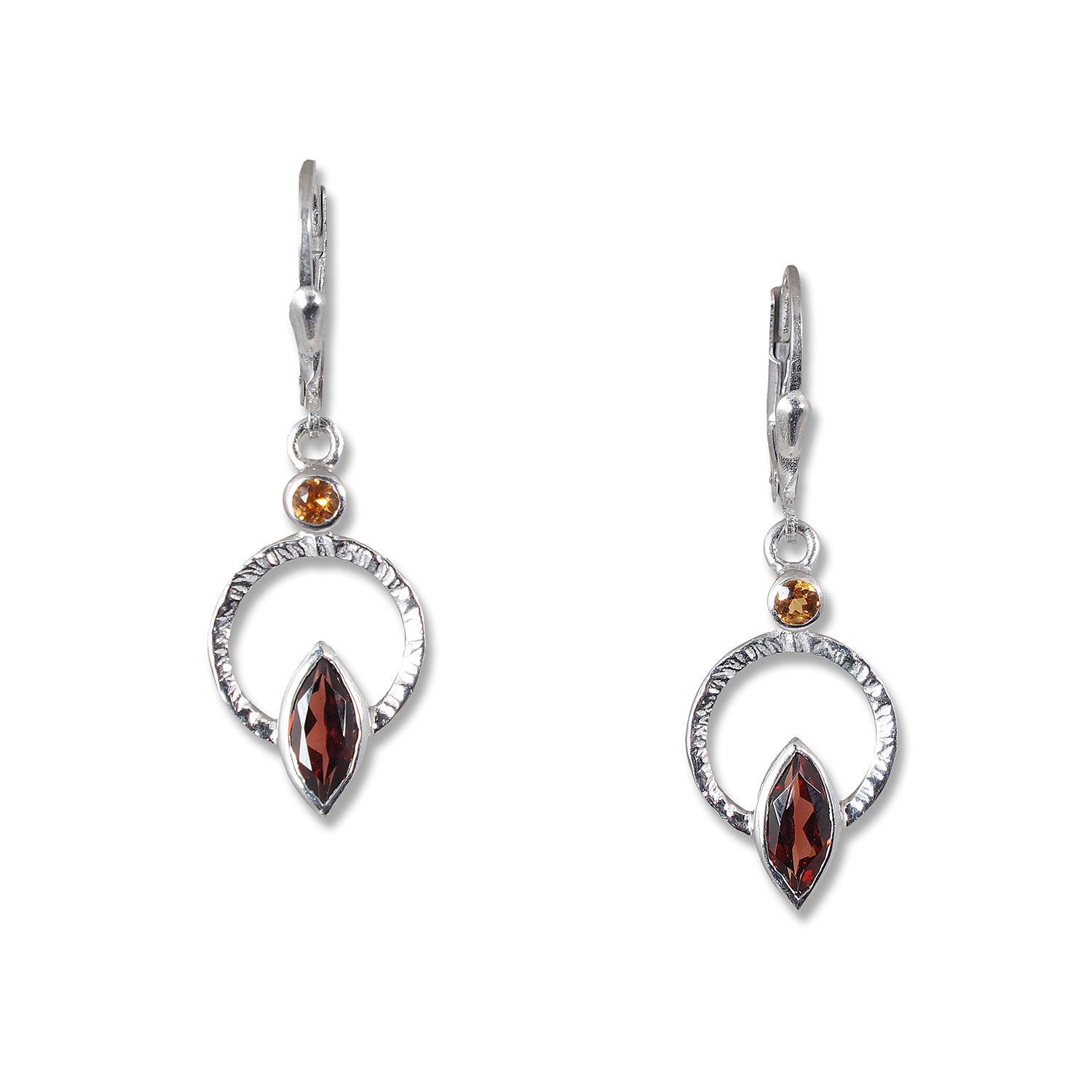 garnet with mandarin accent