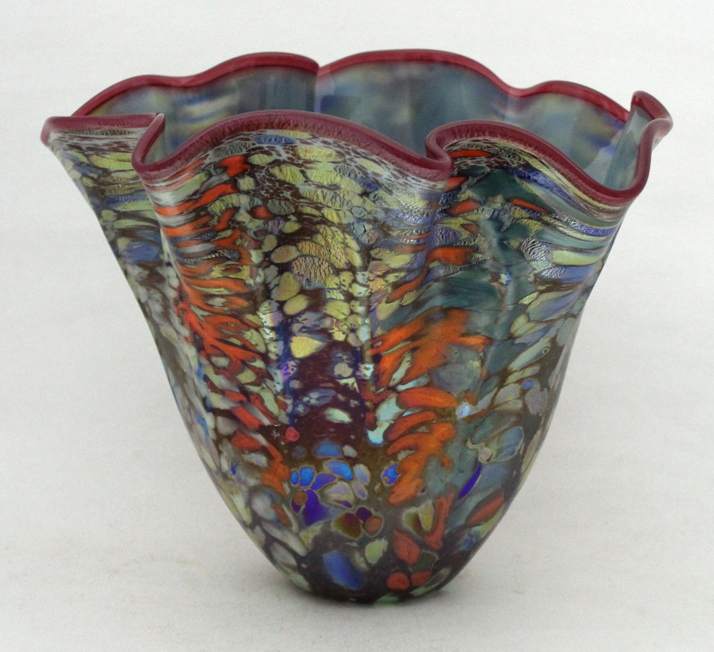 Small Celadon Seashell Fan Vase