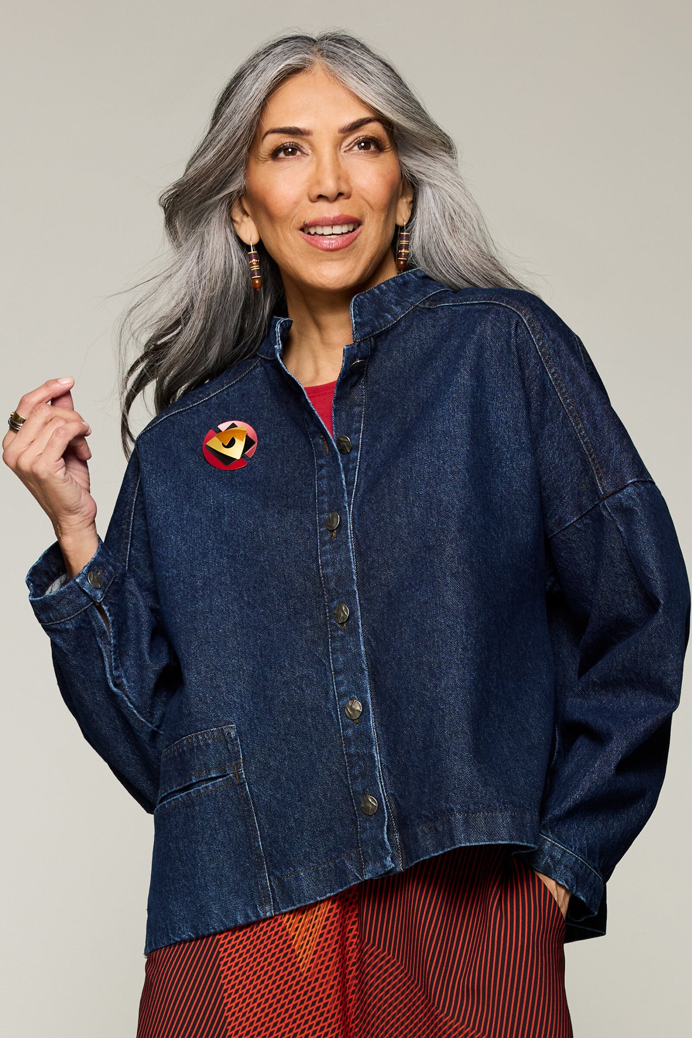 Jaden Denim Swing Jacket