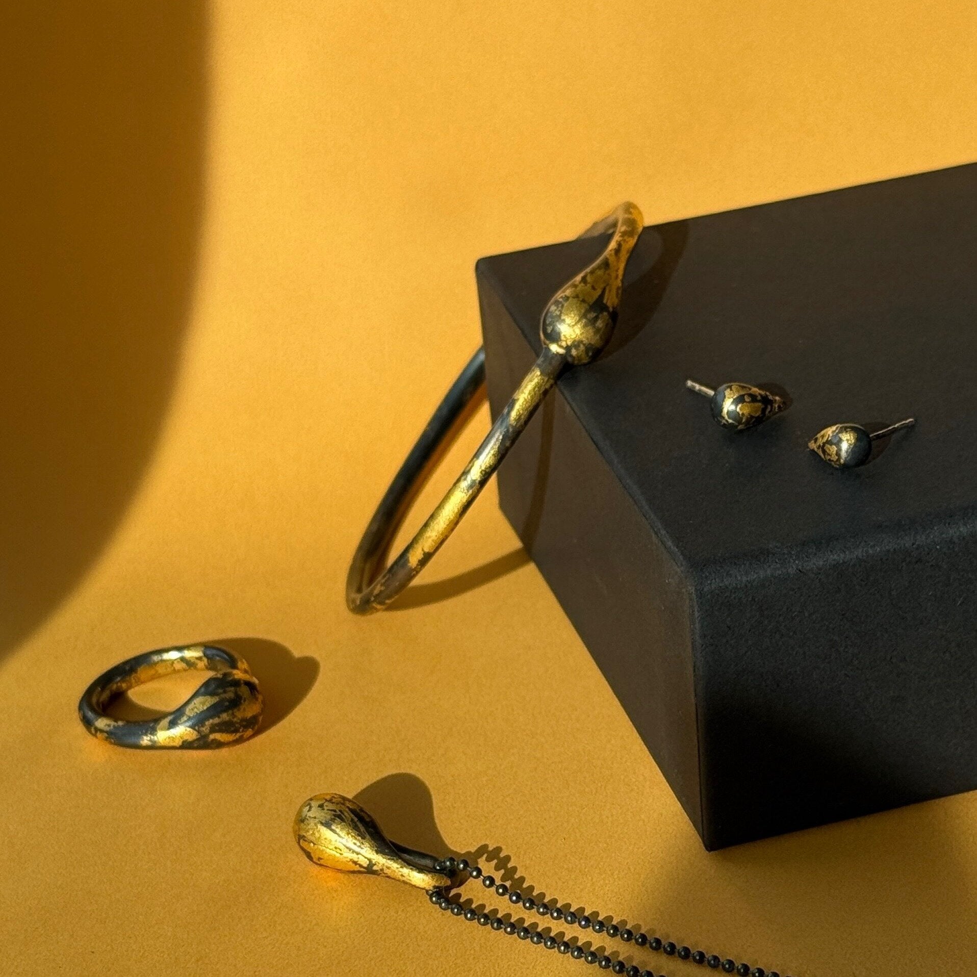 pieces from the artist's Droplet Collection