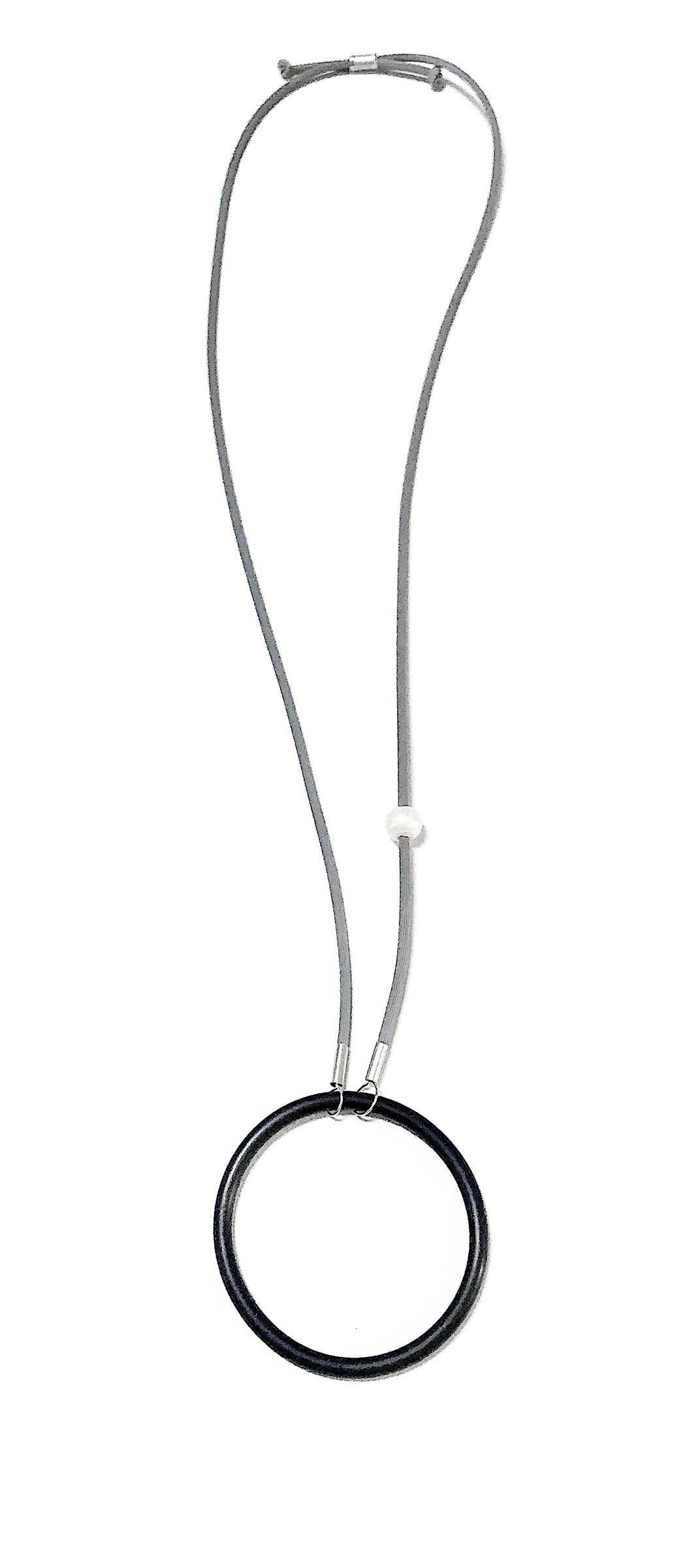 Big Circle and a Shiny Pearl Necklace