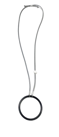 Big Circle and a Shiny Pearl Necklace